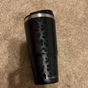 FrostBuddy Black Leopard Print Thermos